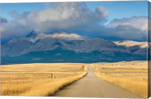 Framed Crossroads in Color Print