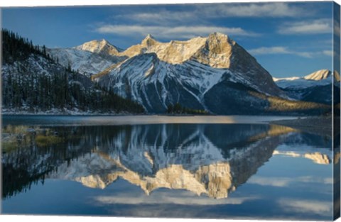 Framed Kananaskis Lake Reflection Print