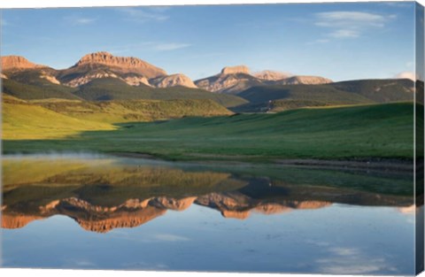 Framed Rocky Mountains Montana Print