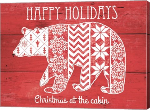 Framed Nordic Holiday II Print