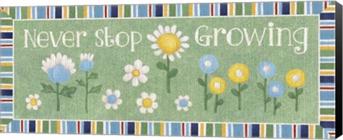 Framed Never Stop Growing Print