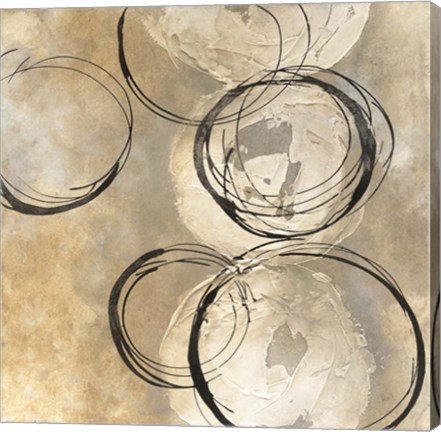 Framed Circle in a Square II Print