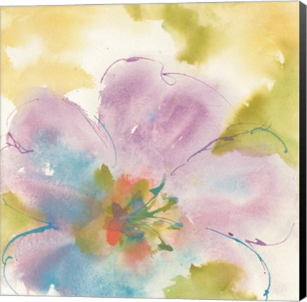 Framed Flower Tints II Print