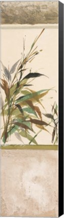 Framed Scrolled Textural Grass IV Print