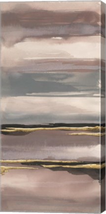 Framed Gilded Morning Fog IV Print