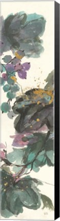 Framed Amethyst Grape Panel I Print
