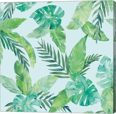 Framed Tropical Fun Pattern VIII Print