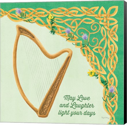 Framed Celtic Charm II Print