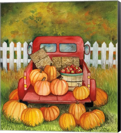 Framed Pumpkins for Sale Print