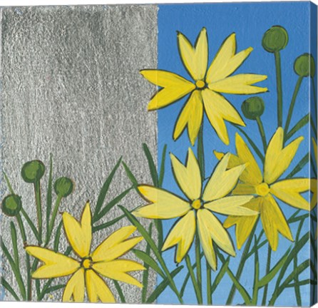 Framed Coreopsis I Print