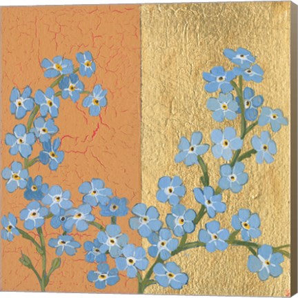 Framed Forget Me Not Print