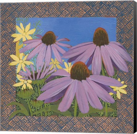 Framed Copper Zinnia Print