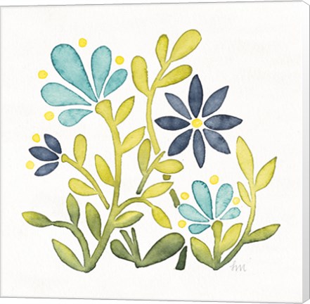 Framed Garden Getaway Flowers IV Print