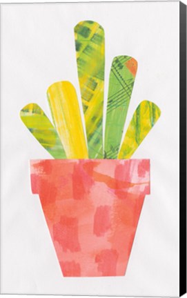 Framed Collage Cactus VI Print