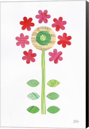 Framed Flower Power III Print