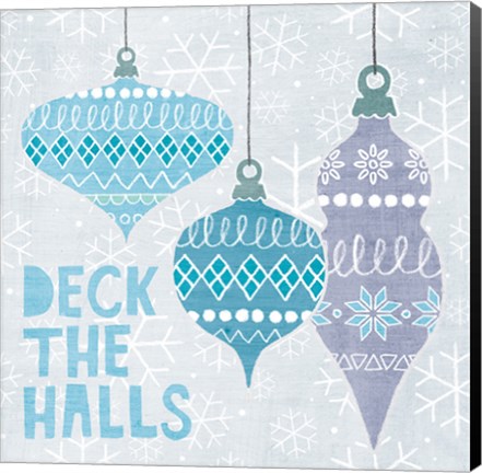 Framed Deck The Halls III Print