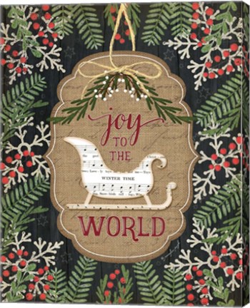 Framed Joy to the World Print