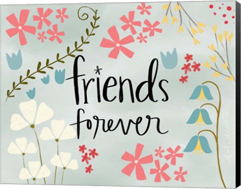 Framed Friends Forever Print