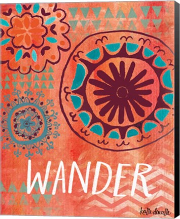 Framed Bohemian Wander Print