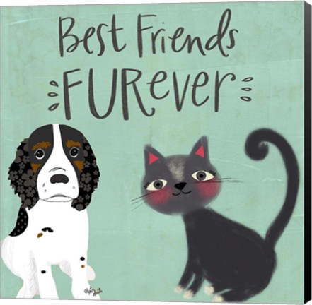 Framed Best Friends Furever Print