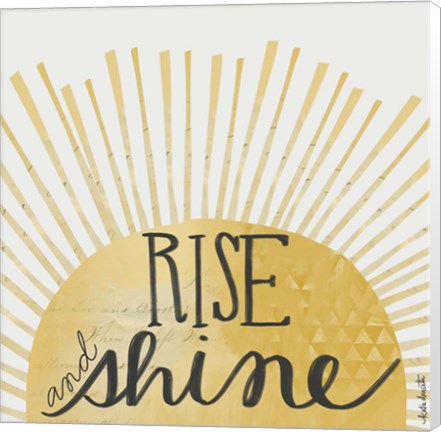 Framed Rise and Shine Print