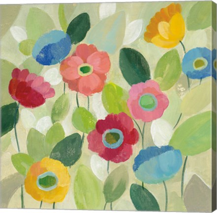 Framed Fairy Tale Flowers IV Print