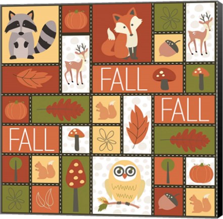 Framed Fall Collage Print