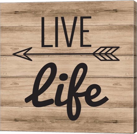 Framed Live Life Print