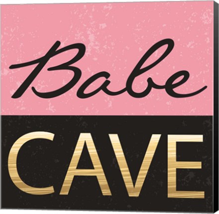 Framed Babe Cave Print