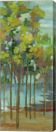 Framed Spring Trees Panel II Print
