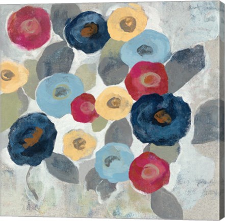 Framed Winter Flowers II Print