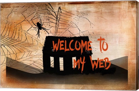 Framed Welcome to my Web Print