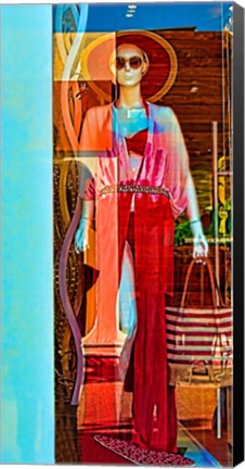 Framed Lady on Display II Print