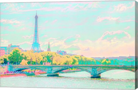 Framed Pastel Paris Print