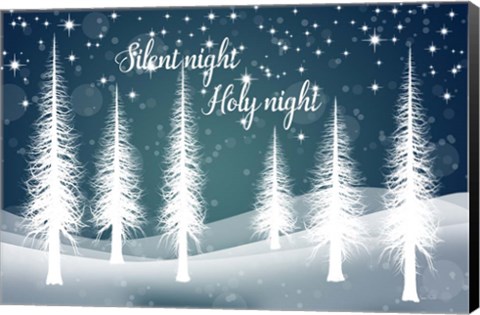 Framed Silent Night Print