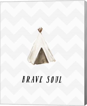 Framed Brave Soul Print