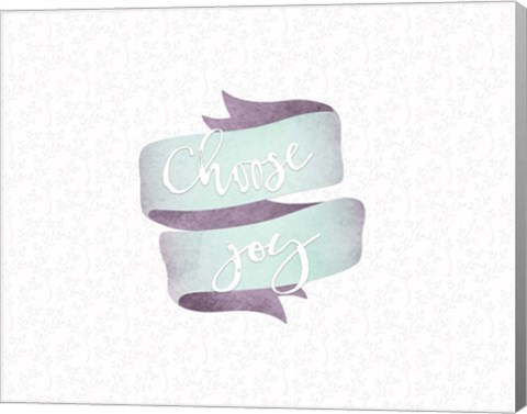 Framed Choose Joy Banner Print