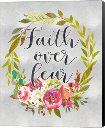Framed Faith Over Fear Print