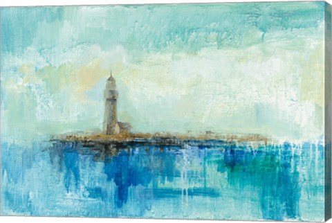 Framed Lighthouse Morning Print