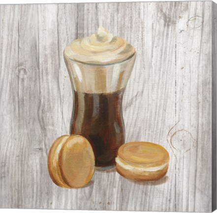 Framed Coffee Time I on Wood Print