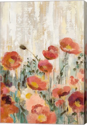 Framed Sprinkled Flowers III Spice Print