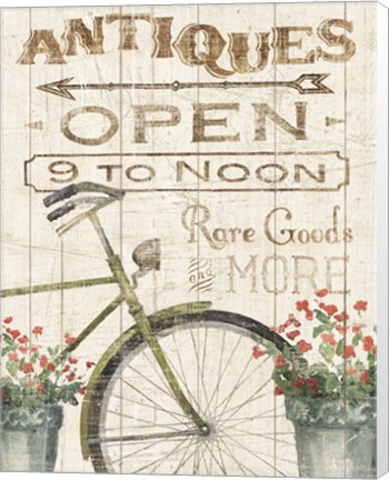 Framed Flea Market Bike Print