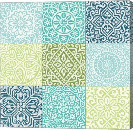 Framed Amadora Blue Print