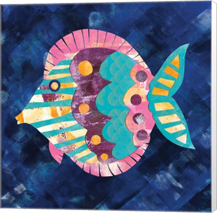 Framed Boho Reef IV Print
