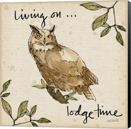 Framed Lodge Life VI Print