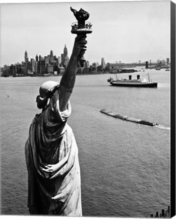 Framed Statue of Liberty Print