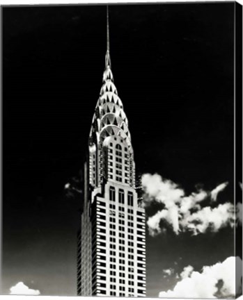 Framed Chrysler Building Print