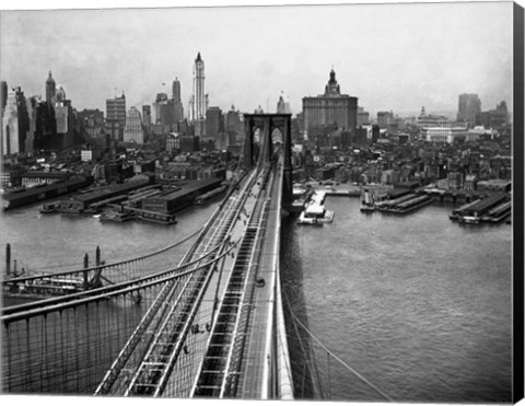 Framed Brooklyn Bridge Print