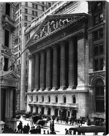 Framed NY Stock Exchange Print