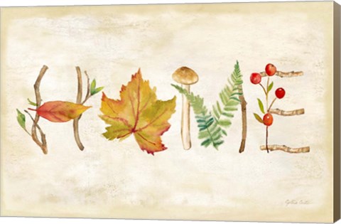 Framed Nature Walk Home Sign Print